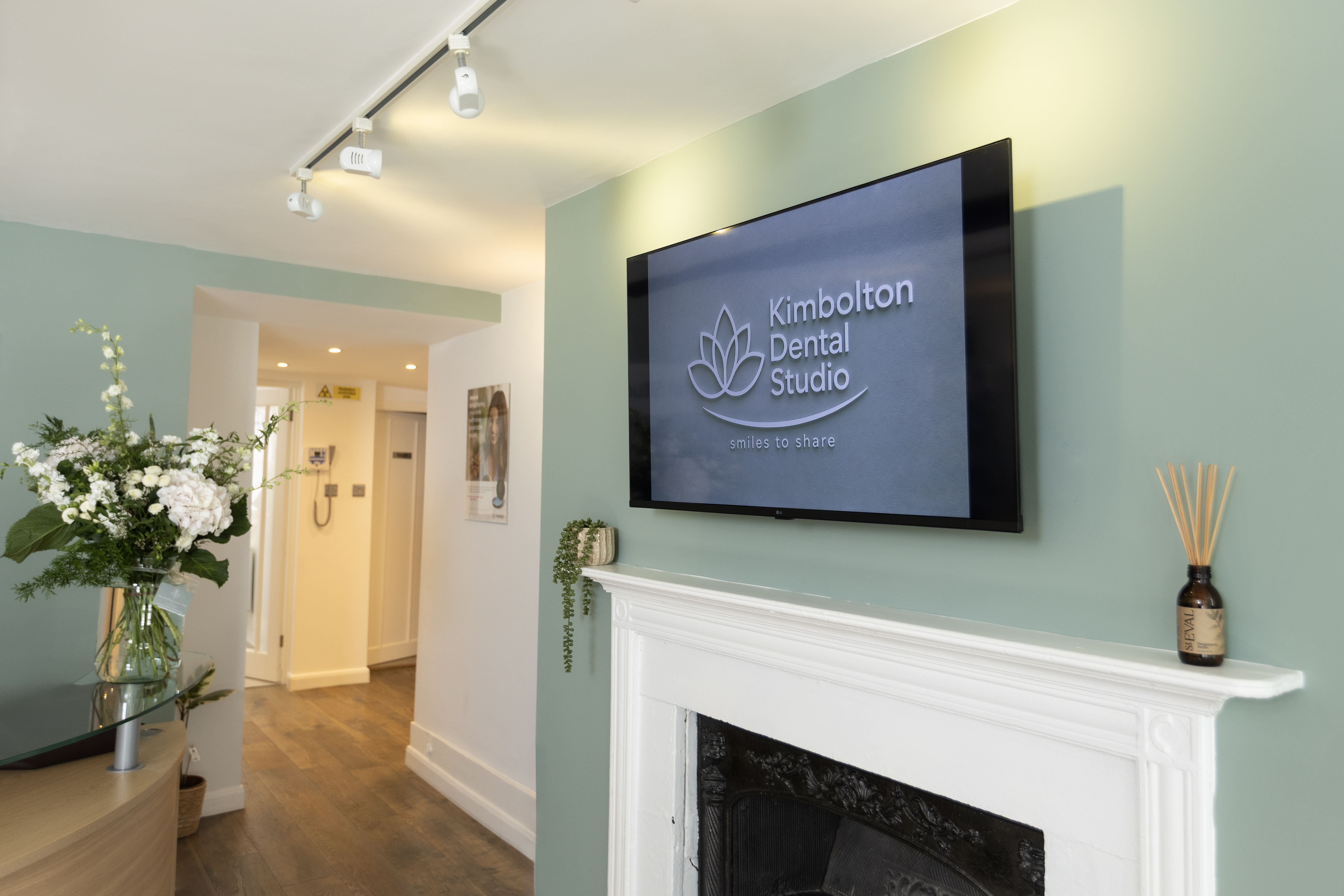 The welcoming interior of Kimbolton Dental Studio